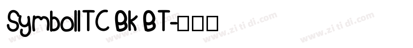 SymbollTC Bk BT字体转换